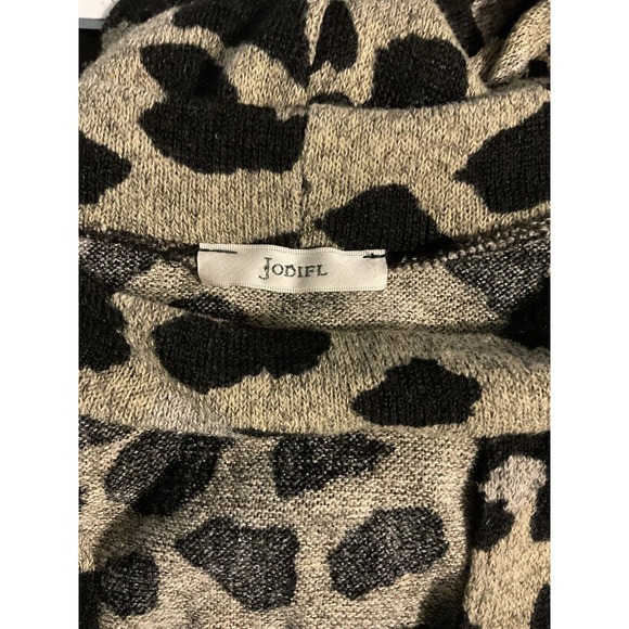 Jodifl Women's Size S Long Sleeve Polyester Blend Animal Print Long Sleeve Dress - Picture 7 of 7